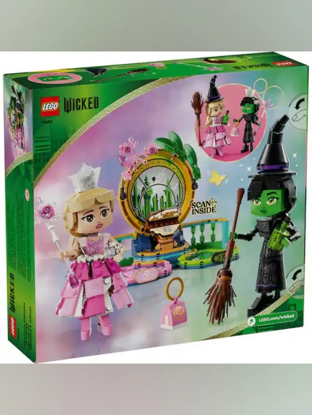 NIB LEGO Wicked Elphaba & Glinda Figures 75682 Set - 558 pcs - Wicked Movie